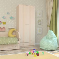 Шкаф Нина (М6) Дуб Молочный в Ханты-Мансийске - hanty-mansiysk.mebel24.online | фото