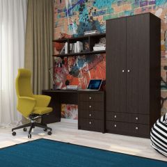 Шкаф Нина (М6) Венге в Ханты-Мансийске - hanty-mansiysk.mebel24.online | фото