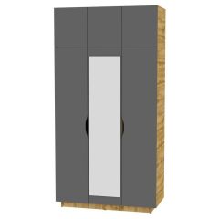 Шкаф с зеркалом "Аврора (H23_M)" в Ханты-Мансийске - hanty-mansiysk.mebel24.online | фото 19