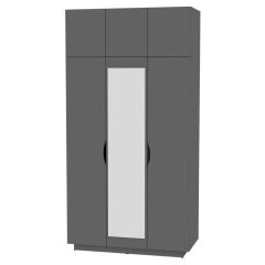 Шкаф с зеркалом "Аврора (H23_M)" в Ханты-Мансийске - hanty-mansiysk.mebel24.online | фото 20