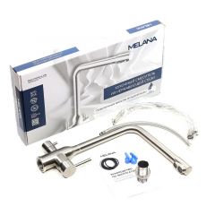 Смеситель д/кухни MELANA-F610304 Stello нерж.сталь, с переключателем на фильтр, однорычажный, сатин в Ханты-Мансийске - hanty-mansiysk.mebel24.online | фото 2
