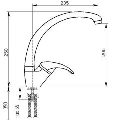 Смеситель MS-007 в Ханты-Мансийске - hanty-mansiysk.mebel24.online | фото 2