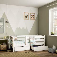 СОНЯ Детская кровать 1600 + 2 ящика (белая) в Ханты-Мансийске - hanty-mansiysk.mebel24.online | фото
