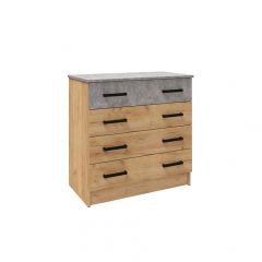 Спальня Асти Комод (Дуб крафт золотой) в Ханты-Мансийске - hanty-mansiysk.mebel24.online | фото
