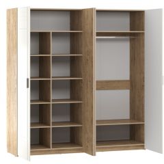 Спальня Livorno Шкаф комбинированный НМ 013.58 Х (Софт Панакота/Дуб Бунратти) в Ханты-Мансийске - hanty-mansiysk.mebel24.online | фото 2