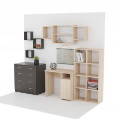 Стеллаж 8 секций (дуб сонома) в Ханты-Мансийске - hanty-mansiysk.mebel24.online | фото 5