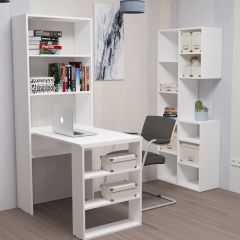 Стеллаж Элемент-1 (белый) в Ханты-Мансийске - hanty-mansiysk.mebel24.online | фото 4