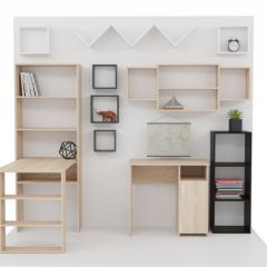 Стеллаж Элемент-1 (дуб сонома) в Ханты-Мансийске - hanty-mansiysk.mebel24.online | фото 4