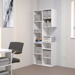Стеллаж Элемент-2 (белый) в Ханты-Мансийске - hanty-mansiysk.mebel24.online | фото 3