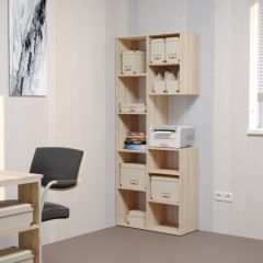 Стеллаж Элемент-2 (дуб сонома) в Ханты-Мансийске - hanty-mansiysk.mebel24.online | фото 3