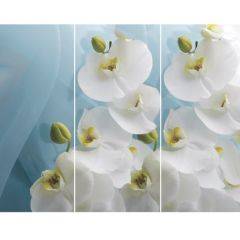 Стол Бостон-3 (Белая Орхидея) 1100/1420*700, опора Брифинг в Ханты-Мансийске - hanty-mansiysk.mebel24.online | фото 2