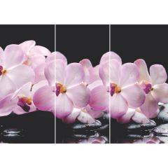 Стол Бостон-3 (Розовая Орхидея) 1100/1420*700, опора Брифинг в Ханты-Мансийске - hanty-mansiysk.mebel24.online | фото 2