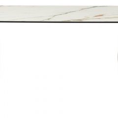 Стол BRONTE 220 KL-188 Контрастный мрамор матовый, итальянская керамика/ Шампань, ®DISAUR в Ханты-Мансийске - hanty-mansiysk.mebel24.online | фото 2