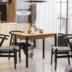 Стол обеденный СО-3 (Дуб Крафт Золотой) в Ханты-Мансийске - hanty-mansiysk.mebel24.online | фото 2