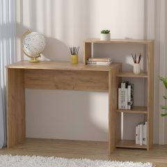 Стол с полкой (ЛДСП дуб крафт золотой) в Ханты-Мансийске - hanty-mansiysk.mebel24.online | фото