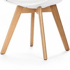 Стул Barneo N-12-2 Sephi PU белый в Ханты-Мансийске - hanty-mansiysk.mebel24.online | фото 3