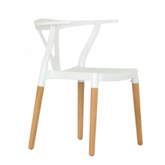 Стул Barneo N-218 Wishbone интерьерный кухонный белый в Ханты-Мансийске - hanty-mansiysk.mebel24.online | фото