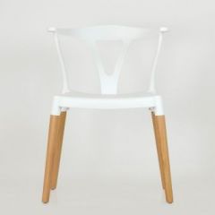 Стул Barneo N-218 Wishbone интерьерный кухонный белый в Ханты-Мансийске - hanty-mansiysk.mebel24.online | фото 3