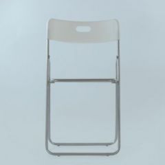 Стул Barneo N-299 Fold металлокаркас белый в Ханты-Мансийске - hanty-mansiysk.mebel24.online | фото 3