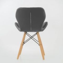Стул Barneo N-42 Perfecto PU серый в Ханты-Мансийске - hanty-mansiysk.mebel24.online | фото 3