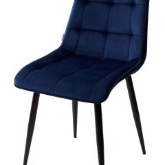 Стул CHIC BLUVEL-86 NAVY BLUE / черный каркас М-City в Ханты-Мансийске - hanty-mansiysk.mebel24.online | фото
