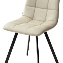 Стул CHILLI SQUARE HK017-02 серо-бежевый, PU/ черный каркас М-City в Ханты-Мансийске - hanty-mansiysk.mebel24.online | фото