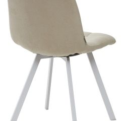 Стул CHILLI SQUARE UF860-01B бежевый, ткань/ белый каркас М-City в Ханты-Мансийске - hanty-mansiysk.mebel24.online | фото 2