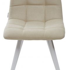 Стул CHILLI SQUARE UF860-01B бежевый, ткань/ белый каркас М-City в Ханты-Мансийске - hanty-mansiysk.mebel24.online | фото 3