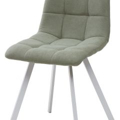 Стул CHILLI SQUARE UF860-11B мятный, ткань/ белый каркас М-City в Ханты-Мансийске - hanty-mansiysk.mebel24.online | фото