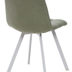 Стул CHILLI SQUARE UF860-11B мятный, ткань/ белый каркас М-City в Ханты-Мансийске - hanty-mansiysk.mebel24.online | фото 2