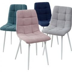 Стул CHILLI UF860-04B сиреневый, ткань/ белый каркас М-City в Ханты-Мансийске - hanty-mansiysk.mebel24.online | фото 2