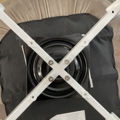 Стул MAVERICK 360 град. поворот. BLUVEL-40 BEIGE/ белый каркас, М-City в Ханты-Мансийске - hanty-mansiysk.mebel24.online | фото 5