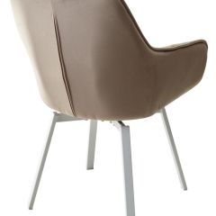 Стул MAVERICK 360 град. поворот. BLUVEL-40 BEIGE/ белый каркас, М-City в Ханты-Мансийске - hanty-mansiysk.mebel24.online | фото 9