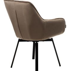 Стул MAVERICK 360 град. поворот. BLUVEL-40 BEIGE/ черный каркас, М-City в Ханты-Мансийске - hanty-mansiysk.mebel24.online | фото 2