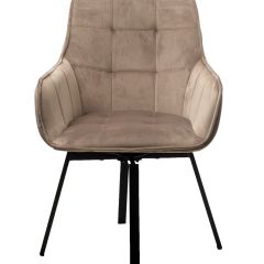 Стул MAVERICK 360 град. поворот. BLUVEL-40 BEIGE/ черный каркас, М-City в Ханты-Мансийске - hanty-mansiysk.mebel24.online | фото 3