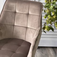 Стул MAVERICK 360 град. поворот. BLUVEL-40 BEIGE/ черный каркас, М-City в Ханты-Мансийске - hanty-mansiysk.mebel24.online | фото 6