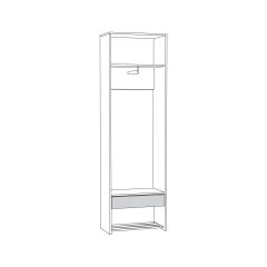 Трувор Шкаф для одежды 13.328.02 в Ханты-Мансийске - hanty-mansiysk.mebel24.online | фото 2