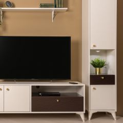 Тумба под ТВ 13.260 Миндаль в Ханты-Мансийске - hanty-mansiysk.mebel24.online | фото 4
