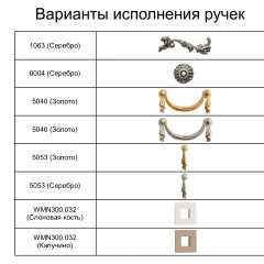 Тумба прикроватная Тиффани Premium слоновая кость/золото (ТФТП-1(П) в Ханты-Мансийске - hanty-mansiysk.mebel24.online | фото 2