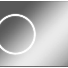 Зеркало Eclipse 100 black с подсветкой Sansa (SE1032Z) в Ханты-Мансийске - hanty-mansiysk.mebel24.online | фото