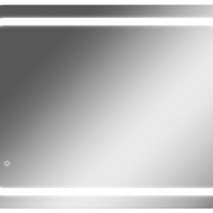Зеркало Elis 100 white с подсветкой Sansa (SEe1045Z) в Ханты-Мансийске - hanty-mansiysk.mebel24.online | фото 1