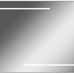 Зеркало Ray 90 black с подсветкой Sansa (SR1036Z) в Ханты-Мансийске - hanty-mansiysk.mebel24.online | фото 1