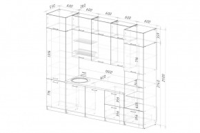 АЛЬБА Кухонный гарнитур Экстра 2 (3000 мм) в Ханты-Мансийске - hanty-mansiysk.mebel24.online | фото 2