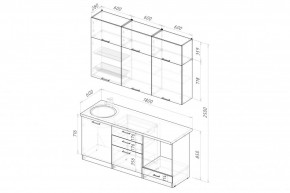 АЛЬБА Кухонный гарнитур Макси 1800 мм в Ханты-Мансийске - hanty-mansiysk.mebel24.online | фото 2