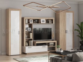 Ангара Пенал (Белый глянец/Сонома) в Ханты-Мансийске - hanty-mansiysk.mebel24.online | фото 3