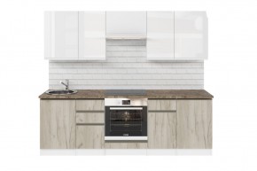 АНТИКА Кухонный гарнитур Базис (2400 мм) в Ханты-Мансийске - hanty-mansiysk.mebel24.online | фото 3