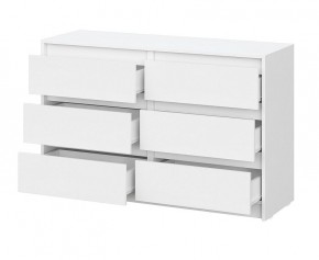 АЙДЕН КМ06-1200 Комод 6 ящиков (белый) в Ханты-Мансийске - hanty-mansiysk.mebel24.online | фото 2