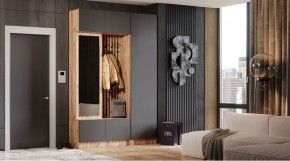 БАВАРИЯ Прихожая (дуб вотан/графит) в Ханты-Мансийске - hanty-mansiysk.mebel24.online | фото 1