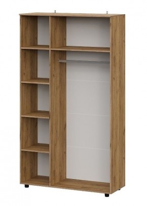 БАЙКАЛ Шкаф трехстворчатый (Графит/Дуб золотой) в Ханты-Мансийске - hanty-mansiysk.mebel24.online | фото 2