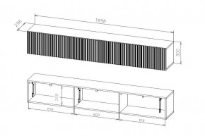 БАЙКАЛ Тумба (Графит/Дуб золотой) в Ханты-Мансийске - hanty-mansiysk.mebel24.online | фото 3